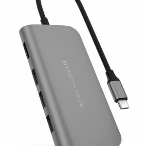 Hyperdrive 9-in-1 USB C HUB: Ethernet, HDMI, USB, USB Type C, Card Reader  *NEW*